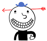 Arrow Thumbs Up Sticker