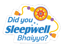 OfficialSleepwell good morning sleep brother sister Sticker