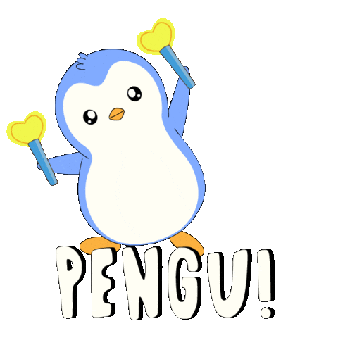 Crypto Believe Sticker by Pudgy Penguins