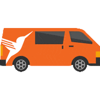 Lalamove dance car tiktok delivery Sticker