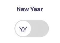 Happy New Year Sticker by Owayy