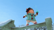 Cartoon Snow GIF by minika