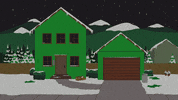 snow house GIF by South Park 
