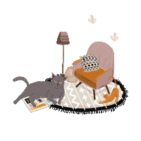 Cat Nap Sticker by Catsmart Marketing