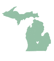 Michigan Pg Sticker by Piper and Gold