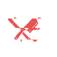 glitch barber Sticker by distorted people