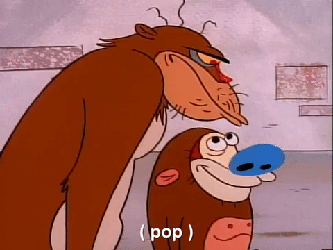 ren and stimpy nicksplat GIF