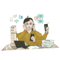 spunktonline illustration social media owl socialmedia Sticker