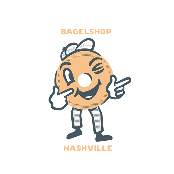 bagelshop britney benny bagel bagels Sticker