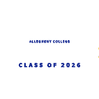 Allegheny 2026 Sticker by Allegheny College