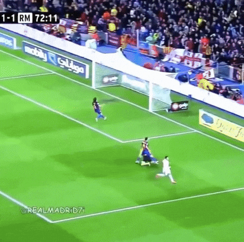 Cristiano Ronaldo Vs Barcelona GIF