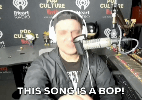 PopCultureWeekly giphygifgrabber good music i love this song kyle mcmahon GIF