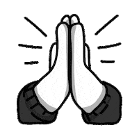 Pray Praying Hands Sticker by Pressenger