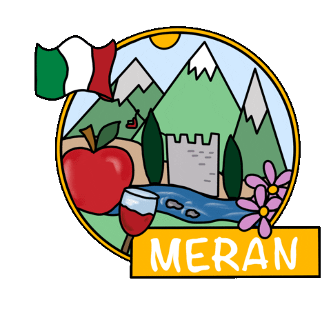 Italy Camping Sticker by Reiseausschnitte