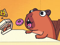 Pig Eating GIF by Cappys