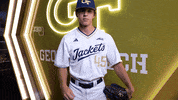 Georgia Tech Baseball GIF by Georgia Tech Yellow Jackets