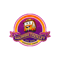 Travel Vacation Sticker by Waikiki Trolley