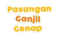 Genap Sticker by Gramedia Pustaka Utama