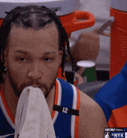 Looking New York GIF by NBA
