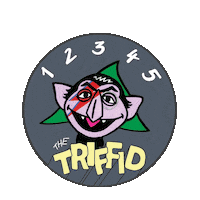The Count Party Sticker by The Triffid