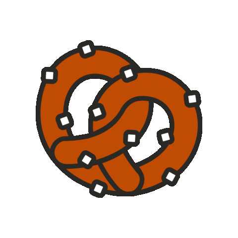 Snacks Pretzel Sticker by Maeve Chocolate