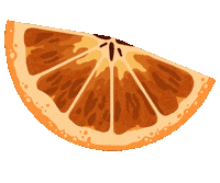 Food Orange Sticker