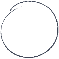 rechterhandinprojecten circle line pencil pen Sticker