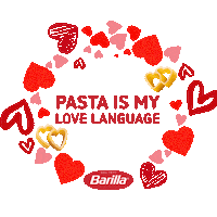Love You Hearts Sticker by Barilla