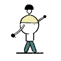 merlinfluegel silly walk bounce merlinfluegel Sticker