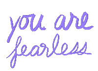 You Are Fearless Sticker by EmpowHERto