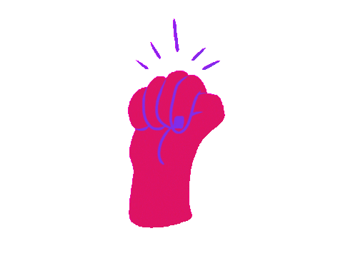 Hand Fighting Sticker