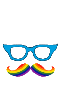 mardi gras face Sticker by ANZ