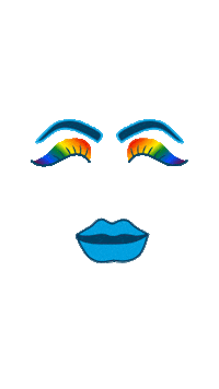 mardi gras face Sticker by ANZ