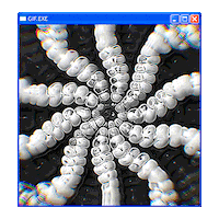 rotating black and white Sticker by POST-WEB