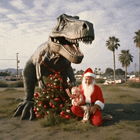 echo_echo_studio christmas ai santa holidays GIF