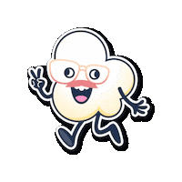 jerrypop food snack foodie popcorn Sticker
