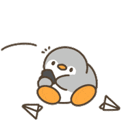 Penguin D Sticker