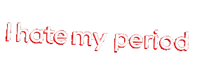 Period Bleeding Sticker by Thinx Inc.