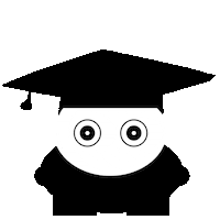 Graduating High School Sticker by Grelldenker