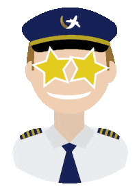 love it star Sticker by GlobalTrainingAviation