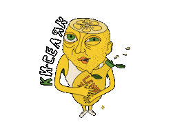 Acid Lemon Sticker