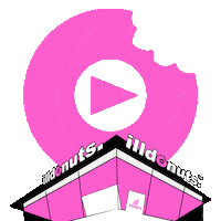 Pink Dj Sticker by illdonutsradio