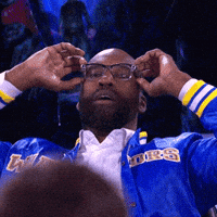 Shocked No Way GIF by NBA