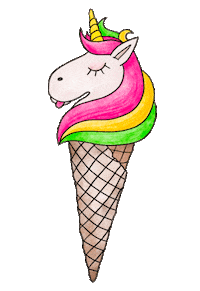 Ice Cream Color Sticker