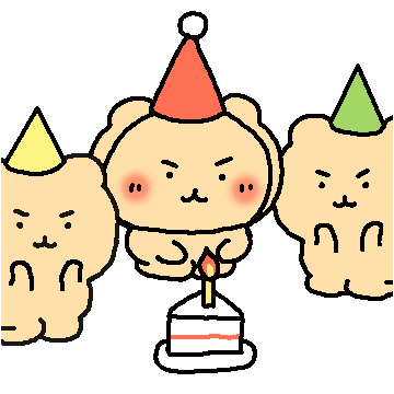 Celebrating Happy Birthday Sticker