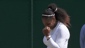 happy serena williams GIF by Wimbledon