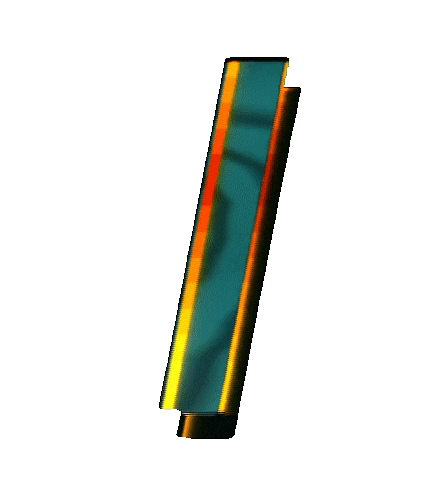 Glitch Alphabet Sticker by #BASILIO