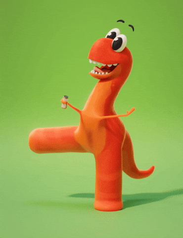 Excited Good Vibes GIF by Claynosaurz