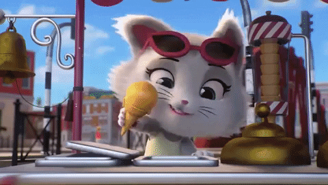Ice Cream Summer GIF by 44 Cats