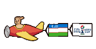 Flag Uzbek Sticker by HotDogs